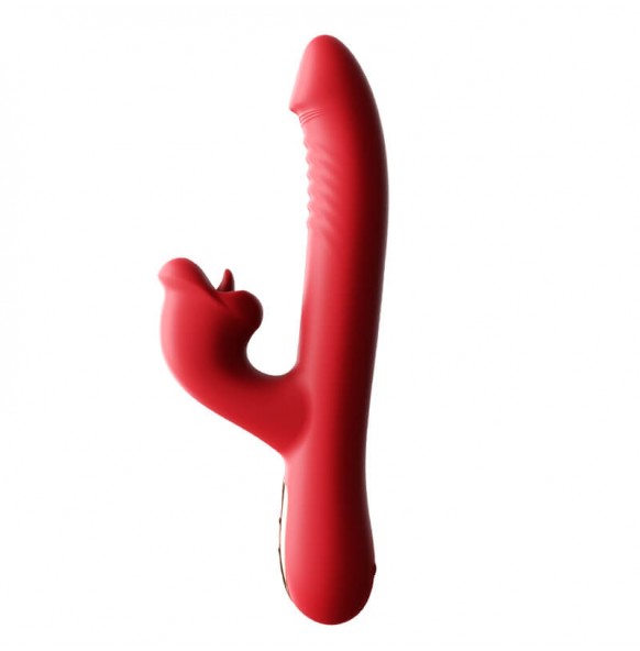 MizzZee - LipsJoy Automatic Thrusting Tongue Licking Vibrator (Chargeable - Red) MizzZee - LipsJoy Automatic Thrusting Tongue Licking Vibrator (Chargeable - Red)